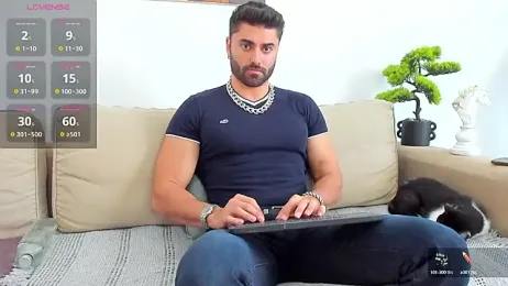 RawAdam webcam model stream image