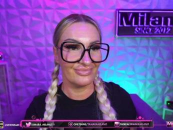 TamaraMilano webcam model stream image